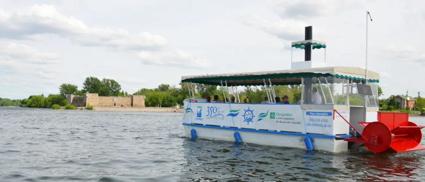 Excursion sur l'eau avec la Balade nautique sur le bateau Le Chambly I